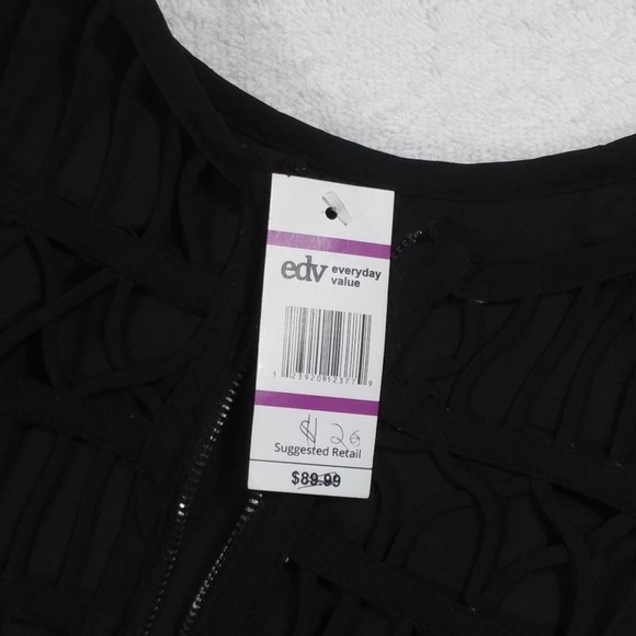 LAST ONE! Sz S.  Sleeveless Houndstooth Mini Dress - Picture 5 of 5